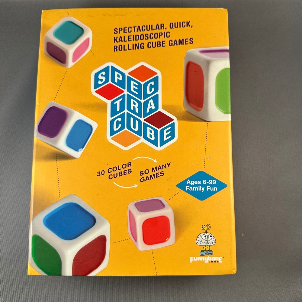 Funnybone‎ Toys SPECTRA CUBE Games 30 Color Cubes Ages 6-99 Family Fun